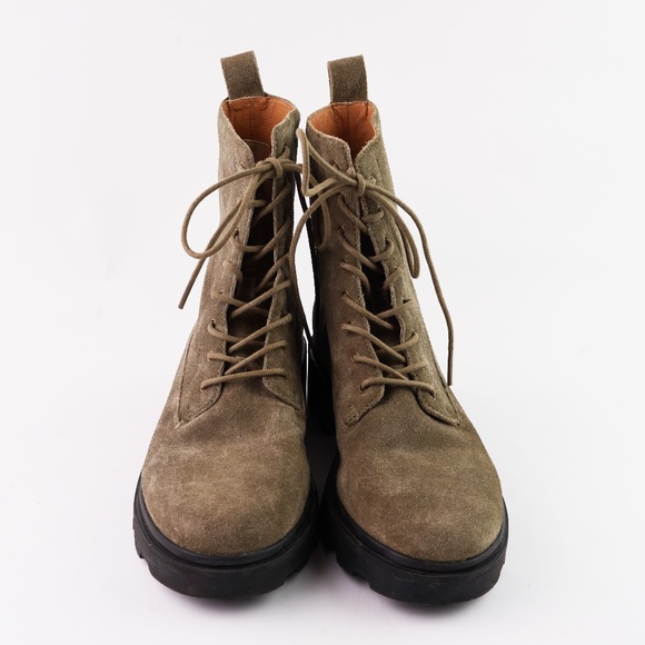 MADEWELL Size 8 The Shelton Lace-Up Boot in Burnt Olive Suede - Picture 9 of 10